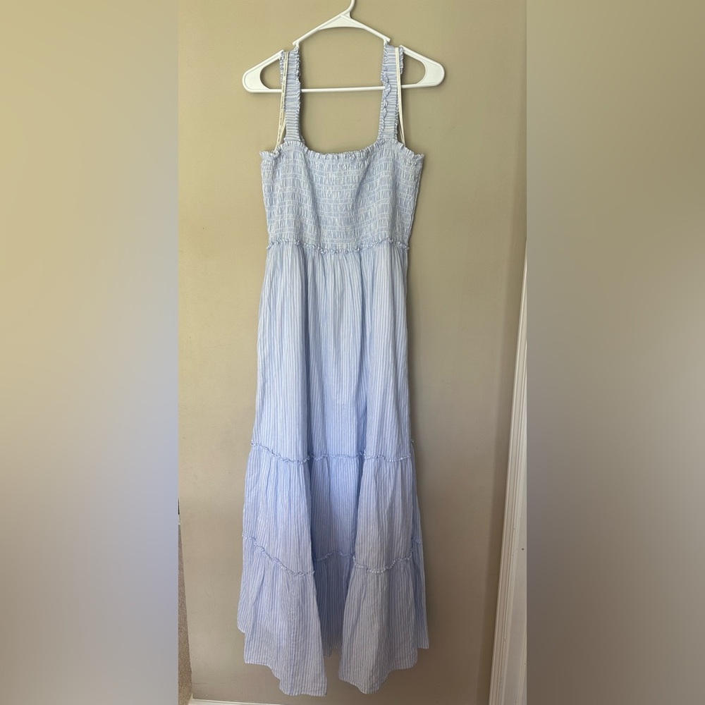 Lilly Pulitzer Hadley Oxford Stripe Seersucker Dress